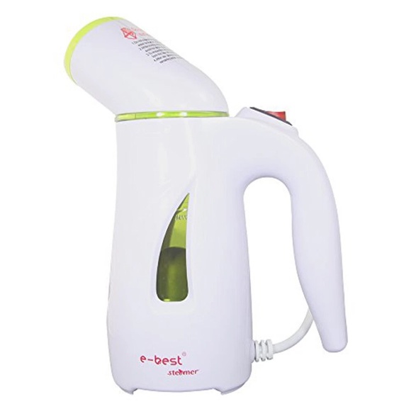 White and Green Handheld Steamer - Picture 1 of 4